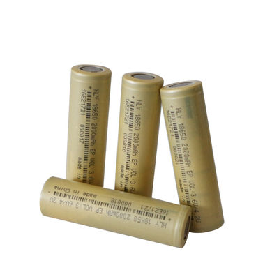 Mobile Batterie wieder aufladbares UN38.3 der Energie-2000mah 18650 für helle Taschenlampe