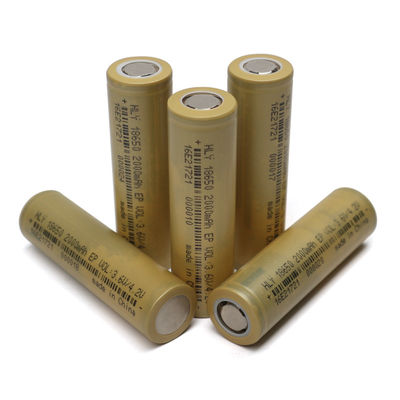 2000mah 18650 setzt wieder aufladbares Lithium Ion Battery Cell 500 Zeit hohen Rate fest