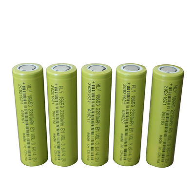 UN38.3 zylinderförmiges der hohen Raten-18650 Lithium Ion Battery 2200mah 18650 Zellder batterie-3.6V