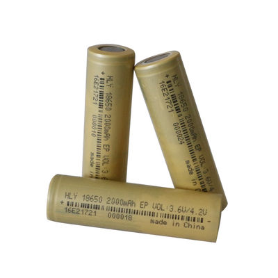 Mobile Batterie wieder aufladbares UN38.3 der Energie-2000mah 18650 für helle Taschenlampe