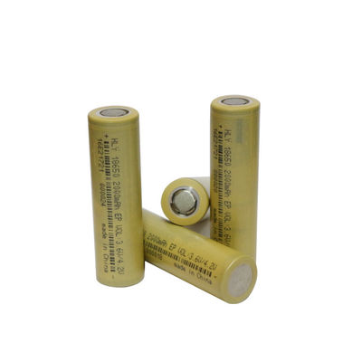 Hohe Sicherheit 3,6 Volt-wieder aufladbare Batterie 2000mah 18650 für elektrischen Roller
