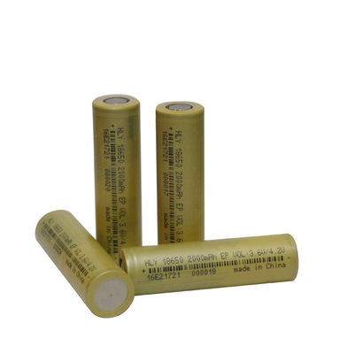 Hohe Sicherheit 3,6 Volt-wieder aufladbare Batterie 2000mah 18650 für elektrischen Roller