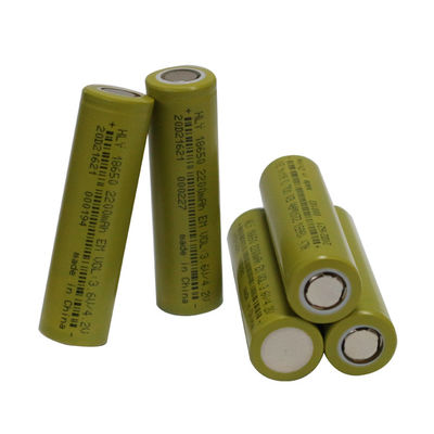 Batterie der hohen Leistung 2200mah 18650 3,6 Volt-Lithium Ion Battery 500 Zyklen