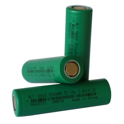 2500mAh 3.6V fertigte wieder aufladbare Energie-Zelle der Solarbatterie-18650 besonders an