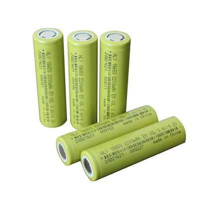 Hoher Schutz-wieder aufladbare 2200mah 18650 Sammlerzellen 3.6V für EV