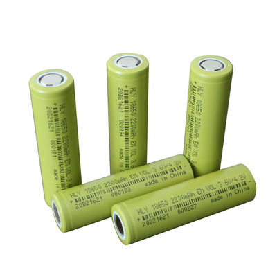 Hoher Schutz-wieder aufladbare 2200mah 18650 Sammlerzellen 3.6V für EV