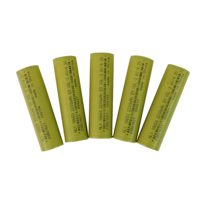 zylinderförmiges hohes Lithium Ion Rechargeable Battery Cell 2200mah 18650 der Sicherheits-3.6V