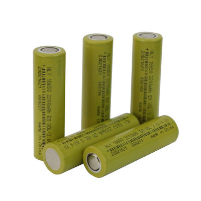 zylinderförmiges hohes Lithium Ion Rechargeable Battery Cell 2200mah 18650 der Sicherheits-3.6V