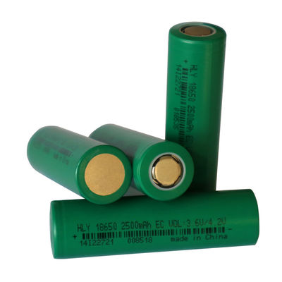 Wieder aufladbares 2500mah 18650 Lithium HLY Ion Battery For Torch