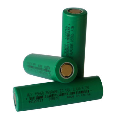 BIS genehmigte 18650 Lithium-Ion Battery 2500MAh EC für elektronisches Fahrrad