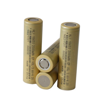 Bewegliche Energie-zylinderförmiges helles Taschenlampen-Lithium Ion Battery Cells 18650 2000mAh