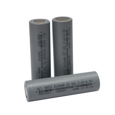 BIS 3,6 Voltakku 2600mAh Zellbatterie hoher Raten-18650