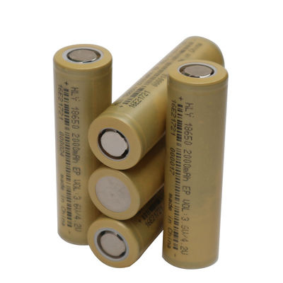 18650 wieder aufladbare Solarsammlerzellen 3,6 Volt-2000mAh für Heimelektronik/Ebike