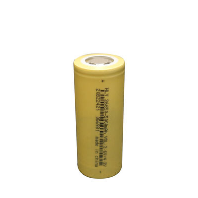 Langes Lithium-zylinderförmige Sammlerzellen 3.6V 5000mAh des Zyklus-Leben-26650 wieder aufladbar