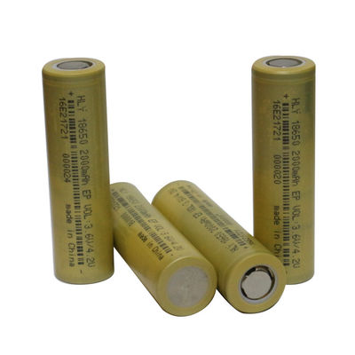 Hohes Lithium Ion Battery 2000mAh 3.6V Rate Capabilitys 18650 für Elektro-Mobile