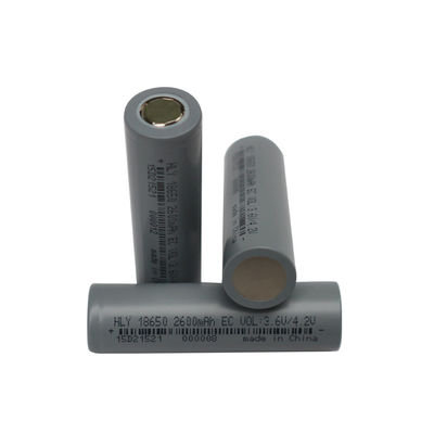 BIS 3,6 Batterie-Zellhohe Rate des Volt-Lithium-Ion2600mah 18650