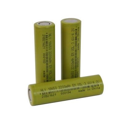 Wieder aufladbare Solarbatterie EN62133 18650 3.6V 2200mAh für geführte Taschenlampe