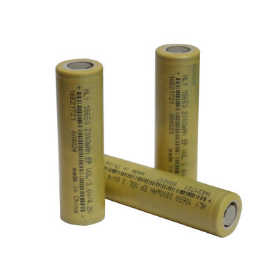 Energie-Speicher 500 Volt 2000mAh 18650 der Zeit-wieder aufladbares Solarbatterie-3,6