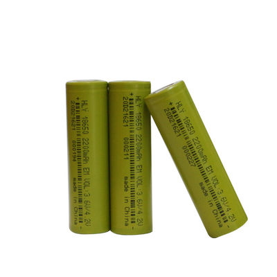 Wieder aufladbares 2200mAh Lithium FCC 18650 Ion Battery High Discharge Rate