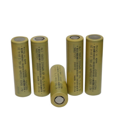 Hohes Lithium Ion Battery 2000mAh 3.6V Rate Capabilitys 18650 für Elektro-Mobile